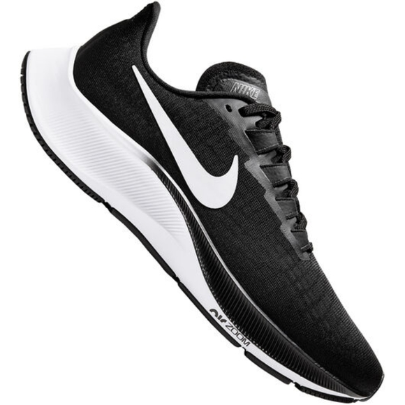 Nike Pegasus 37 Black and White Mens Running - Picture 4 of 4
